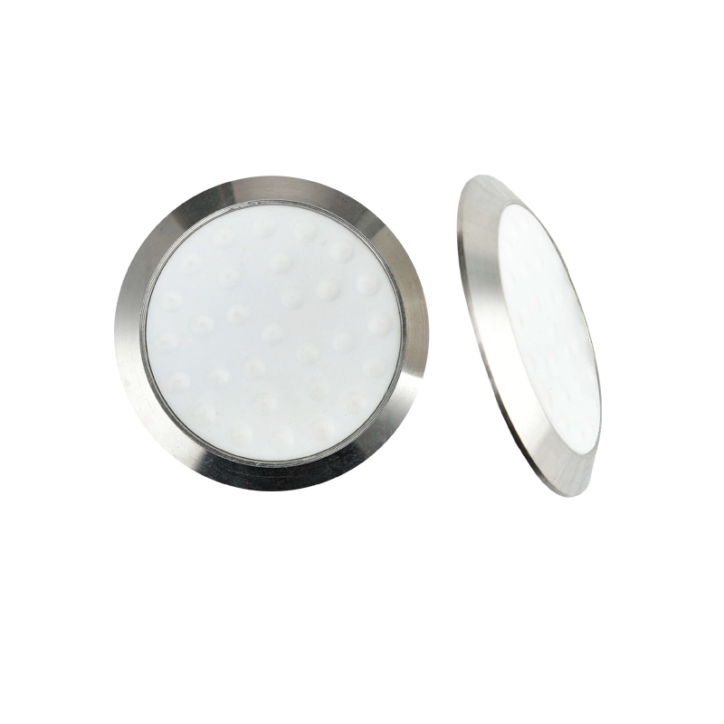 3 mm hohe taktile Anzeigebolzen aus Edelstahl mit PU-Einsatz f&uuml;r Stra&szlig;enwarnpflaster