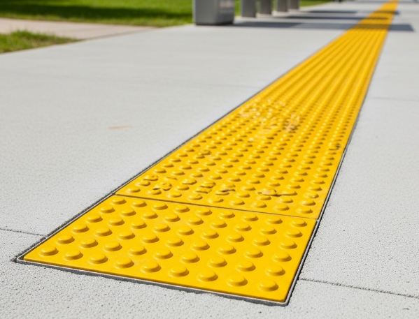 Was sind taktile Bodenoberflächenindikatoren?