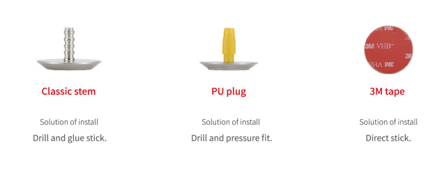 Installation von taktilen Indikatoren