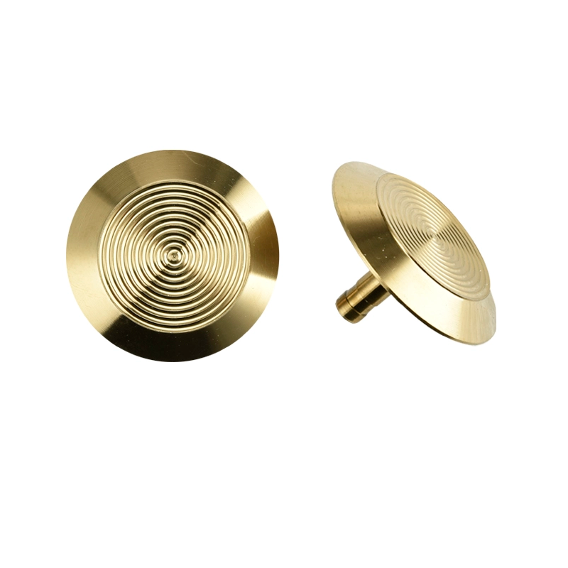 korrosionsbest&auml;ndiger goldener Tastbolzen aus Edelstahl f&uuml;r Hotels