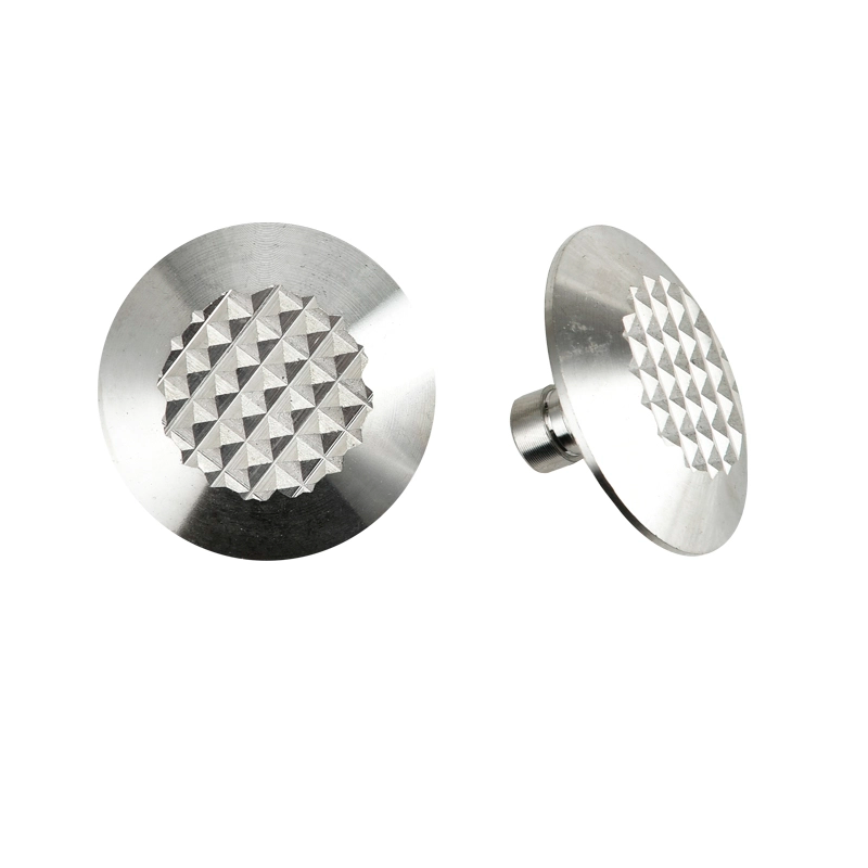 Hochwertiger, taktiler Pflasterstein aus Edelstahl und Metall