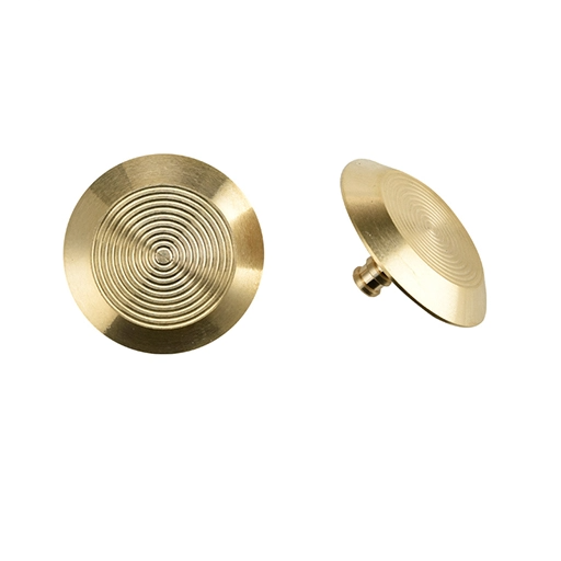 Taktile Lauffl&auml;chenindikatoren aus Messing mit Punkten f&uuml;r Pflasterung und Rutschfestigkeit RY-DB201